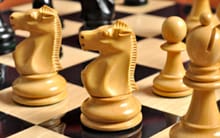 Fischer-Spassky 1972, scacchi commemorativi - Ebano